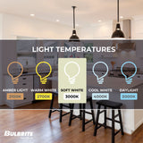 Bulbrite LED Filament 11 Watt Dimmable BR30 Light Bulbs with Frost Glass Finish and Medium (E26) Base - 3000K (Soft White Light), 1050 Lumens