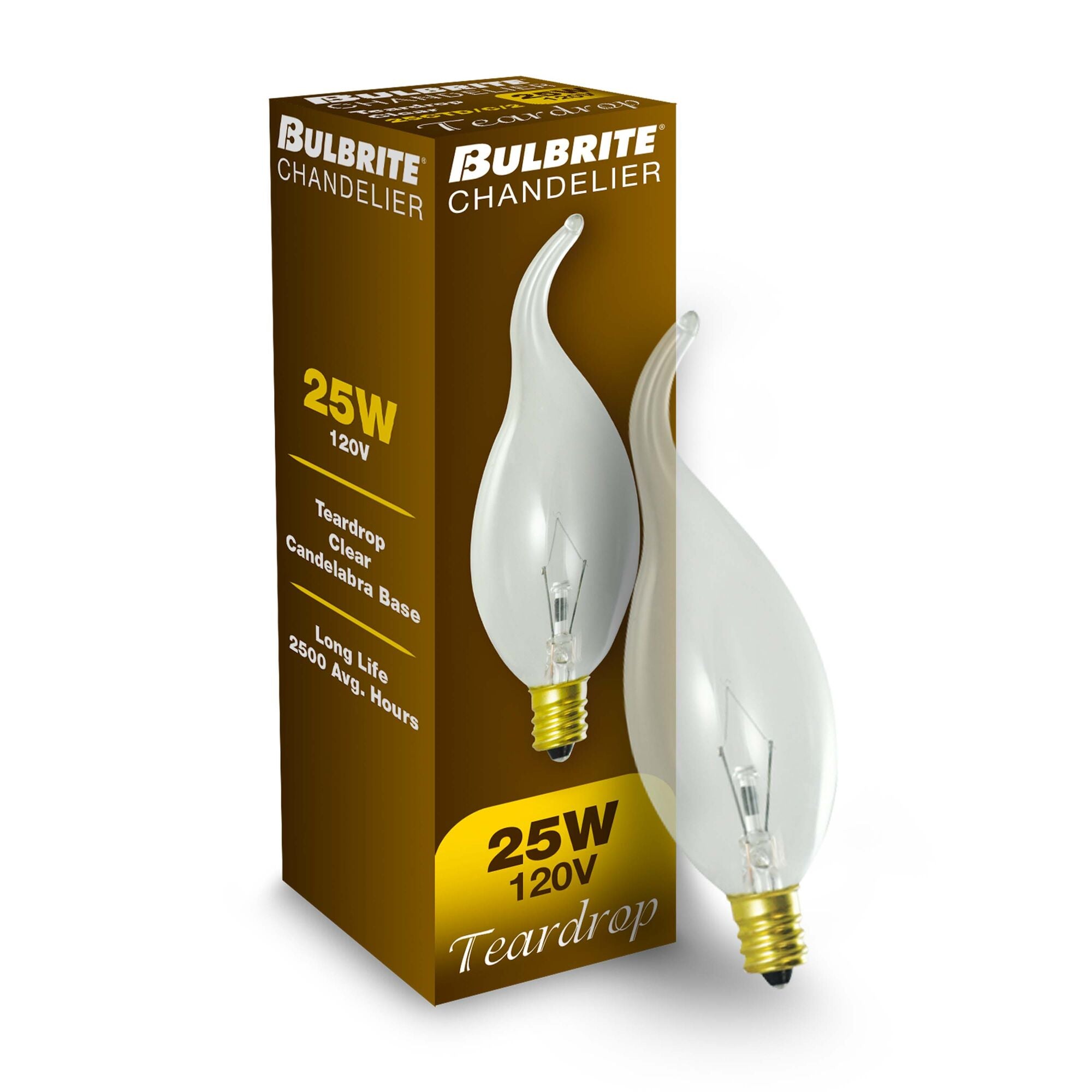 Bulbrite Incandescent CA5 Candelabra Screw Base Light Bulb - Thumbnail 2