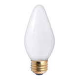 Bulbrite Incandescent Fiesta F15 Light Bulb with E26 base, White, 2700K