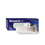 Bulbrite Halogen 120-Volt Frosted Double Envelope DJD Type Tubular Light Bulbs with Twist-and-Lock (GU10) Bi-Pin Base, 35-Watt, 2900K (Soft White Light)