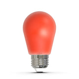 Bulbrite 776150, 2.5 Watt S14 Red Filament LED Colored Light Bulb, E26 Base