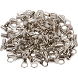 (100 Pack) Morris Products 12512, High Temperature Ring Terminals, Wire Size 22-18, Stud Size #6