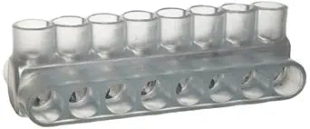 Morris Products 97422 Clear  Insulated Multi-Cable Connector - Dual Entry 8 Ports 350 - 250