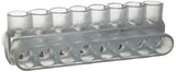 Morris Products 97422 Clear  Insulated Multi-Cable Connector - Dual Entry 8 Ports 350 - 250