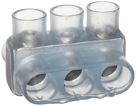 Morris Products 97434 Clear  Insulated Multi-Cable Connector - Dual Entry 3 Ports 500 - 250