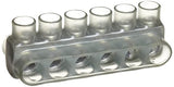 Morris Products 97440 Clear  Insulated Multi-Cable Connector - Dual Entry 6 Ports 500 - 250