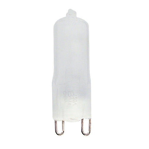 Bulbrite Halogen T4 Bi-Pin Base (G9) Light Bulb, 75 Watt, Frost