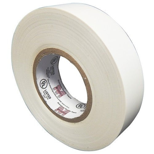 Morris Products 60020, Vinyl Plastic White Electrical Tape 7MIL X 3/4" X 60' PVC