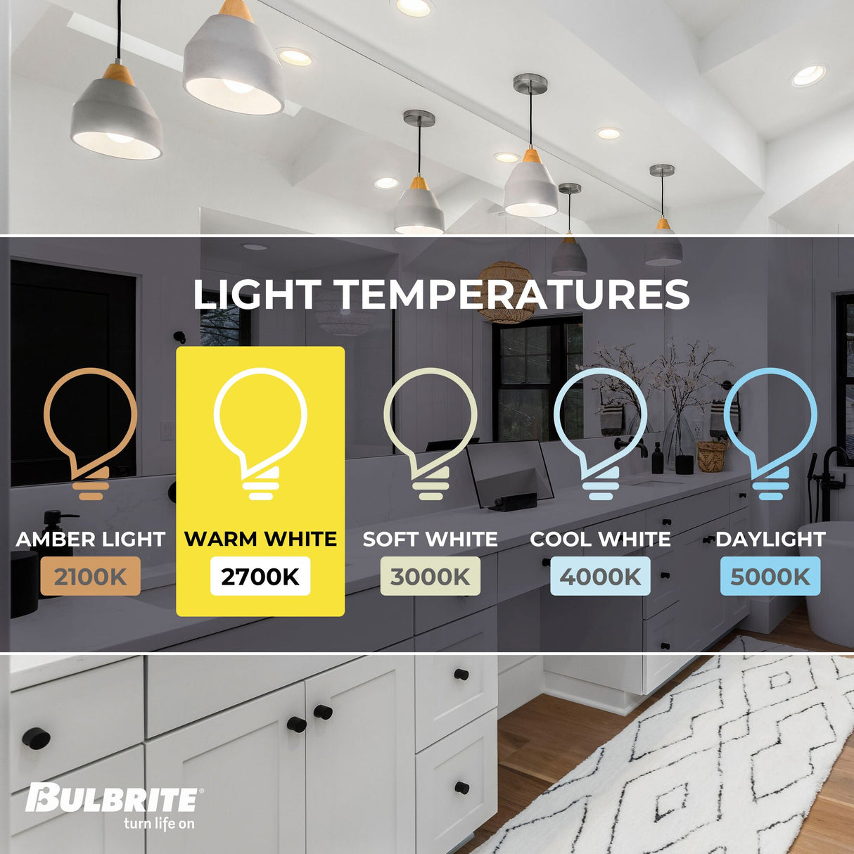 Bulbrite LED Filament 7.5 Watt Dimmable R20 Light Bulbs with Frost Glass Finish and Medium (E26) Base - 2700K (Warm White Light), 525 Lumens