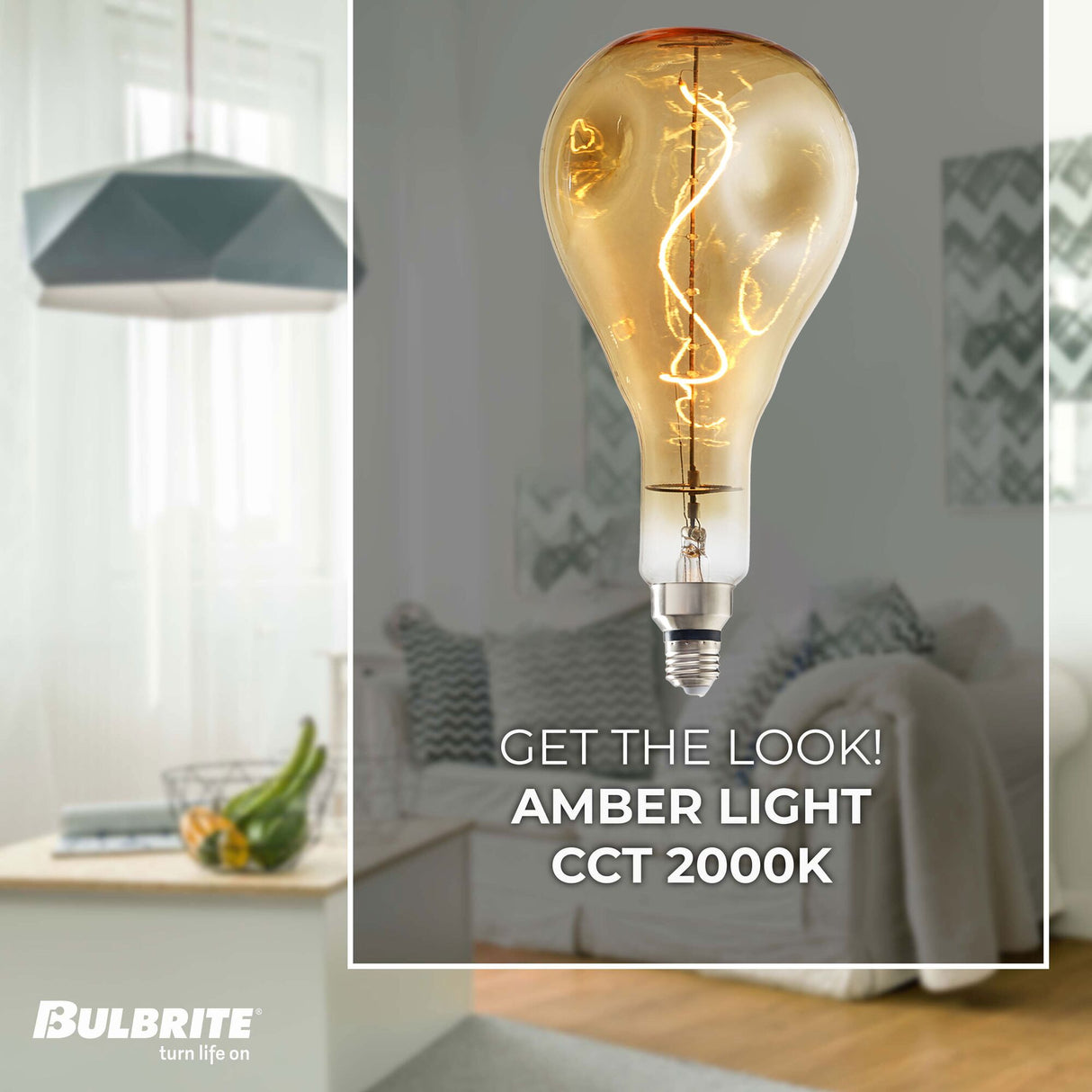 Bulbrite LED Grand Filament Nostalgic Droplet Shaped Light Bulb, 60 Watt Equivalent, Medium Base (E26),2000K, Antique