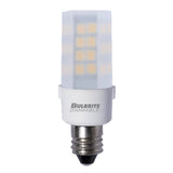 Bulbrite LED Specialty Minis T6 Light Bulb with E12 base, Frost, 2700K, 340 Lumens