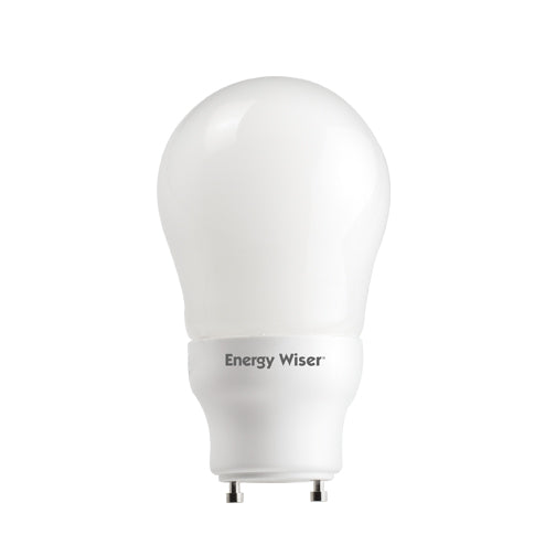 Bulbrite CFL Energy Wiser A21 Light Bulb with GU24 base, Frost, 2700K