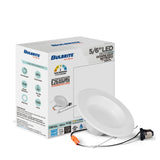 Bulbrite 14 Watt Adjustable 5/6" Integrated LED Recessed Downlight with E26 Quick Connect Adapter, 5CCT - 27/30/35/40/50K, 1100 Lumens