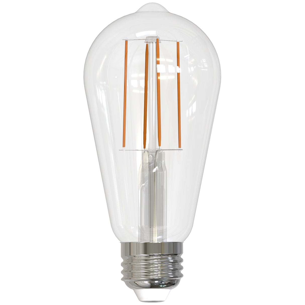 Bulbrite LED Filament 13 Watt Dimmable ST18 Light Bulb with Clear finish and Medium (E26) Base - 5000K Soft Daylight, 1400 Lumens