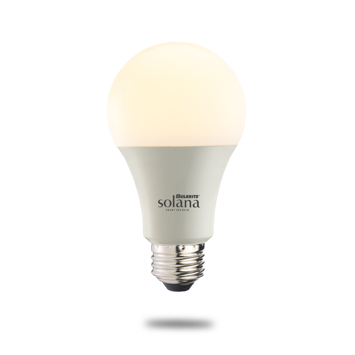 Bulbrite A19 Solana WiFi Connected LED Alexa Smart Light Bulb, Single-A19,Tunable Range  2200K-6500K,  Frost