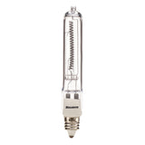 Bulbrite 500 Watt Halogen T4 Mini Bulb, Line Voltage Dimmable Mini-Candelabra Screw Base (E11) Soft White Light Bulb