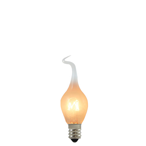 Bulbrite 6 Watt Dimmable Silicone S6 Candelabra (E12) Incandescent Bulb, 2700K