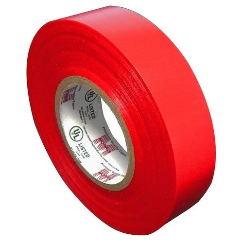 Morris Products 60010, Red Vinyl Plastic Electrical Tape 7Mil x 3/4" x 60' PVC