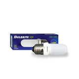 Bulbrite Halogen Double Envelope T8 Light Bulb with E26 base, Frost, 2900K