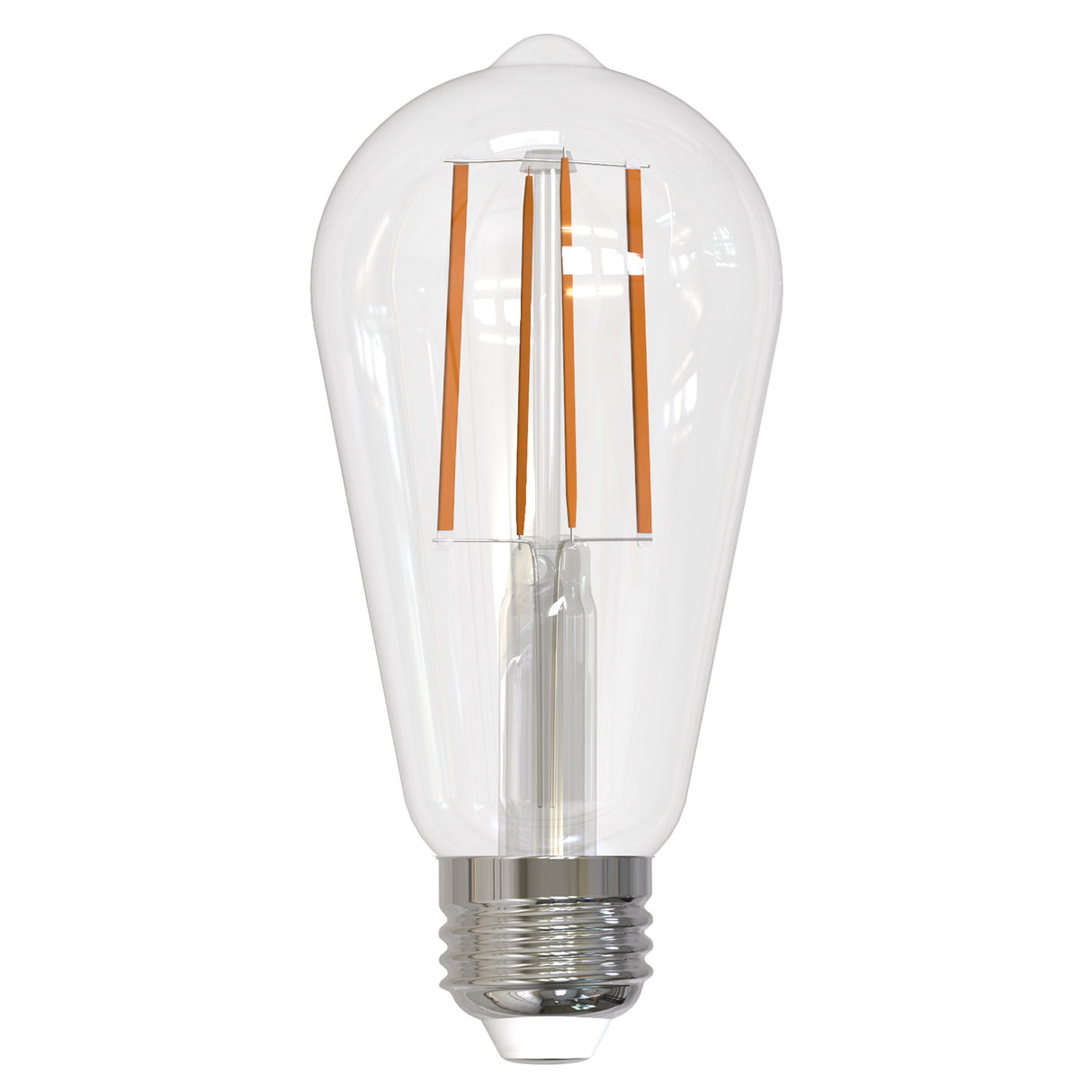 Bulbrite LED Filament 13 Watt Dimmable ST18 Light Bulb with a Clear finish and Medium (E26) Base - 2700K Warm White Light, 1400 Lumens