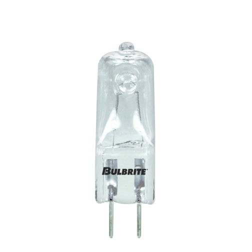 Bulbrite Halogen JC Bi-Pin T4 Light Bulb with G6.35 base, Clear, 2900K