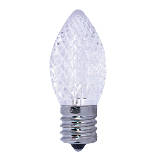 Bulbrite LED Specialty Colors C7 Light Bulb with E12 base, Clear