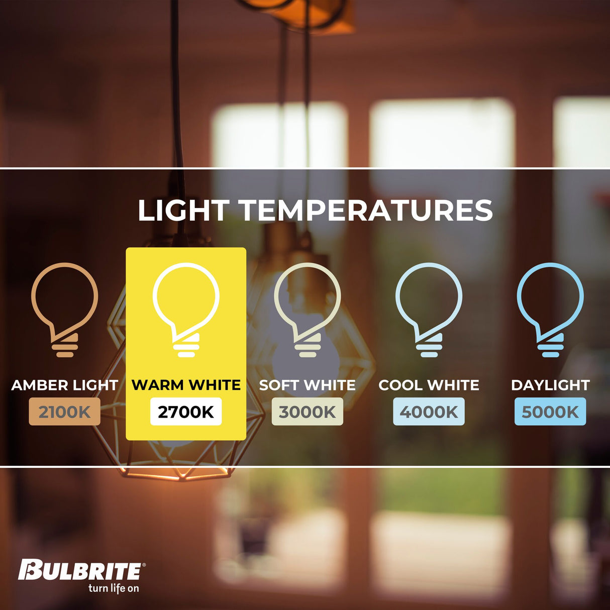 Bulbrite 2.5-Watt A19 Medium(E26)LED Bulb with Vintage Spiral Filaments, Clear,2700K,100 Lumens