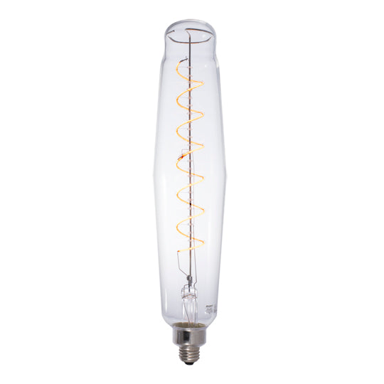 Bulbrite LED Spiral Filament Tubular Light Bulb - Thumbnail 2
