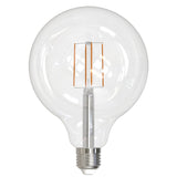 Bulbrite LED Filaments G40 Light Bulb with E26 base, Clear, 3000K, 800 Lumens