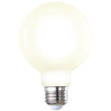 Bulbrite LED Filaments G25 Light Bulb with E26 base, Milky, 3000K, 800 Lumens