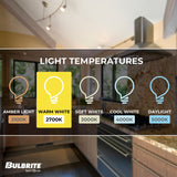 Bulbrite 5.5 Watt Dimmable Flood PAR16 Twist & Lock Bi-Pin (GU10) LED Bulb - 400 Lumens, 2700K, and 90 CRI