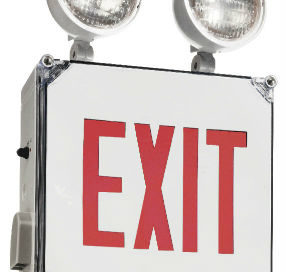 exit emergency light fixture